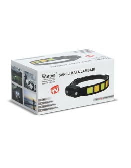 SENSÖRLÜ COB XPG LED KAFA LAMBASI WATTON WT-066